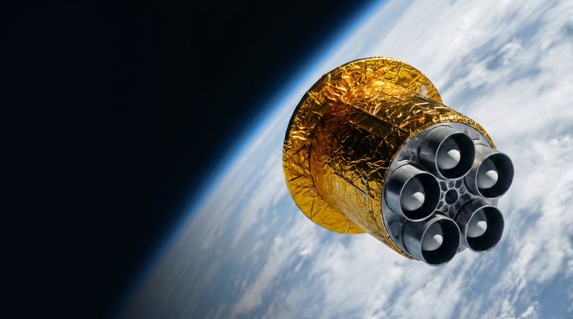 The Gatling orbital dispenser with six payload bays